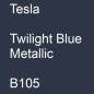 Preview: Tesla, Twilight Blue Metallic, B105.